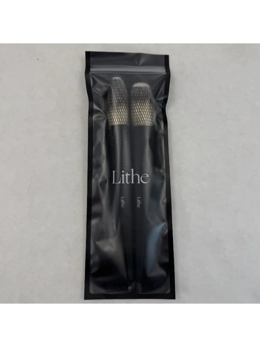Lithe Beauty Essential Face Makeup Brushes Set 2-Pack Soft Bristles Black NEW